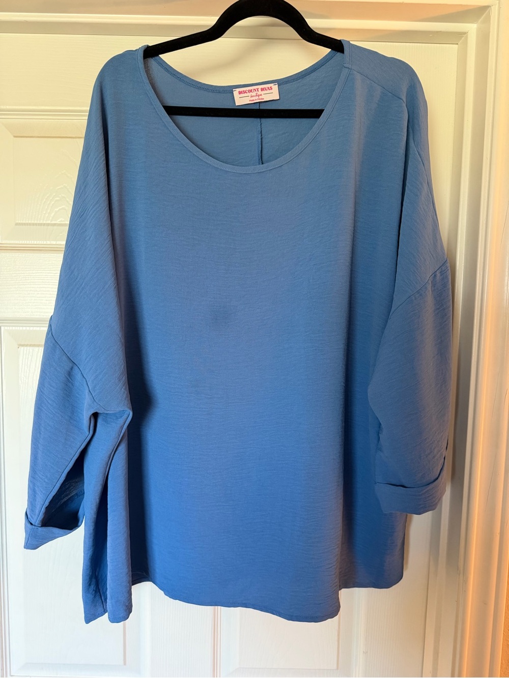 Relaxed Blue Women’s Top